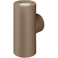 Beneito Faure Einwandige Doppelwandleuchte 38° GU10 160 mm - Corten-Finish - LED-Innenbeleuchtung mit Doppelstrahl -