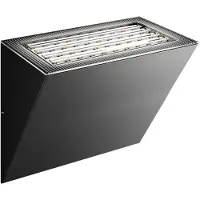 Beneito Faure Comet Power Switch LED-Wandleuchte 40x90mm Mattschwarz, 10/20W, Triac-dimmbar, 2700K-4000K, IP65 -