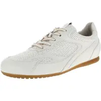 Gabor Damen Leder Sneaker weiß mit Schnürung, Absatzhöhe ca. 1,5 cm, Größe 44