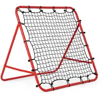 Northix Fußball-Rebounder-Netz mit 5 verstellbaren Winkeln, 100 x 100 cm