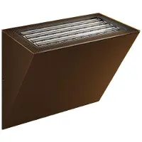 Beneito Faure MINI COMET 40x90mm Corten-LED-Wandleuchte, 10/20W Schalter 2700K/3200K/4000K, TRIAC-dimmbar IP65 -