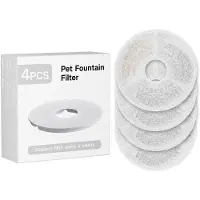 OEM Aktivkohle-Katzenwasserfilter 4er-Pack, 3-fach-Filtration