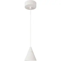 Beneito Faure Zoe Surface Pendelleuchte von , 7 W, 38°, 2700 K, Mattweiß - Konisches Design, LED, CRI 90, UGR < 19, für Innenbeleuchtung