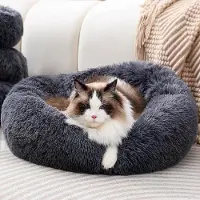 OEM Klein Hunde/Katzenbett Donut rund für kleine Hunde/Katzen