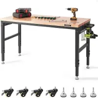 OEM Verstellbarer Werkplatz 1524x559mm, 907kg, elektrisch