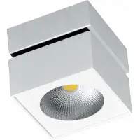 Beneito Faure Rubyc Surface 14W LED-Wandleuchte, verstellbar, 40°-Schalter, Farbtemperatur 2700K/3200K/4000K, dimmbar, TRIAC, Mattweiß -