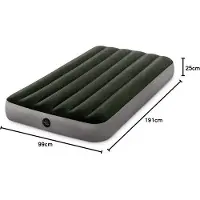 OEM Luftmatratze aus Dünnflor, Einzelbett, 99cm x 191cm x 25cm