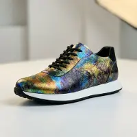 Lureaux Galaxy Glow Runners - - Schöne bunte Schuhe - Einzigartiger Druck - Herren