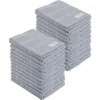 San Ignacio - Set aus 24 Küchentüchern aus 100% Baumwolle in Blau 50x50 cm - NOIA