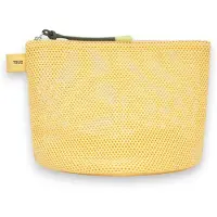 Tous für Damen. 2002440105 Icons Mesh Herz Kulturtasche gelb (OSFA), Lässig, Stoff