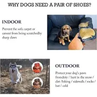 OEM Winterhundeschuhe mit reflektierender Streifen Anti-Slip-Sohlen für harte Böden, für Innen- und Außenbereich, für das ganze Jahr