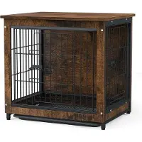 OEM Hundebett Vintage Holz mit Tisch