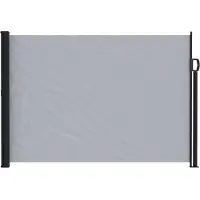 vidaXL Ausziehbares Seitenmarkise 117 x 300 cm Polyester Rechtwinklig