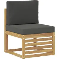 vidaXL Outdoor-Sofagarnitur 5 pcs Weiß und Anthrazit
