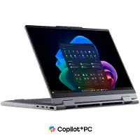 Lenovo ThinkBook 14 2-in-1 Gen 6 14 Intel Intel Core Ultra 7 355 Prozessor LPE-Kerne bis zu 3,50 GHz P-Kerne bis zu 4,70 GHz, Windows 11 Pro 64, 512 GB SSD M.2 2242 PCIe 4.0 QLC