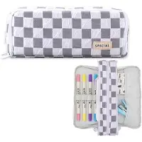 OEM Schülerinnen Etui, 3 Fach Schreinbox, groß, für Schule und Büro