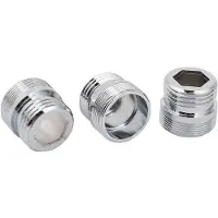 OEM Wasserreiniger Adapter M22 1/2BSP männlich silber 3er Set