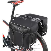 OEM Wasserdichte Fahrradtas 30L, Doppeltes Gepäck für MTB und Rennräder, Regenschutz