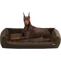OEM Hundebett, braun, 120x90x30cm, abnehmbar und waschbar