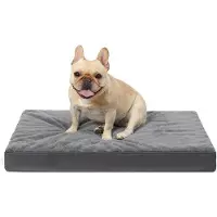 OEM Orthopädisches Hundebett mittelgroß, waschbar, 90x57cm, dunkelgrau