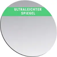 OEM Doppelseitiger Acryl-Rundspiegel, ideal für Basteln, Kinder, Dekoration, DIY, Portemonnaie, Kosmetik, Tasche – 7,0 cm (Rund), 1 Stück