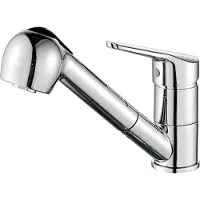 OEM Luxus Küchenarmatur aus Edelstahl mit glatter Oberfläche und 360° Drehung