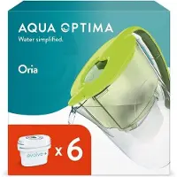 OEM Wasserfilterkanne - Mikroplast reduzierung - 6 Filter enthalten - grün