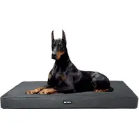 OEM Orthopädisches Hundebett 10cm dick grau 120cm