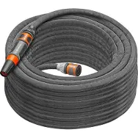 Famanu Gartenschlauch Textilschlauch PVC 1/2 Zoll 25 m - Flexibel und wetterbeständig
