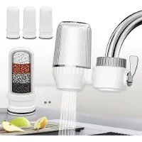 Markenlos Wasserfilter Wasserreiniger - mit 2 Filtern, fortschrittlicher Mikrofiltration
