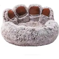 OEM Graues Hundebett 90x90cm Anti-Stress