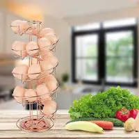 Famanu Eierdispenser mit spiralförmigem Design - Roségold