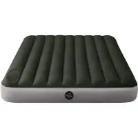 OEM Zweipersonen Luftbett 64763, 25 cm hoch, wasserdicht, Flockbeschichtung, isoliert von kaltem Boden