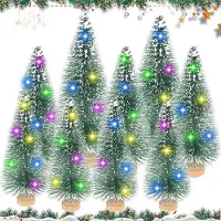 OEM Kleine Weihnachtsdeko mit 9 Teilen grün Kunsttanne