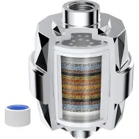 Markenlos Hardwasserfilter 20-lagiges Filtersystem - Chrom