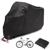 OEM Wasserdichter Fahrradanhänger 200x70x110cm, Schwarz, 210T Oxford Stoff