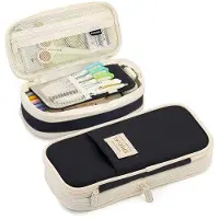 OEM Schwarzes Mädchen-Etui mit Reißverschluss für Schule und Büro