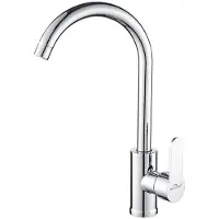 OEM Hochdruck-Küchenarmatur, 360° drehbar, verchromt, 2*Ausgänge