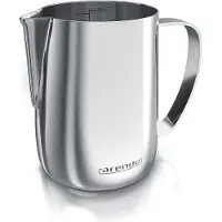 OEM Edelstahl Milchschäumer 600ml Vaatwasmachinebestendig