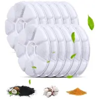 OEM Katzenwasserfilter 12-Stück mit Harz und Aktivkohle für 1,6-2,5 Liter Fontainen