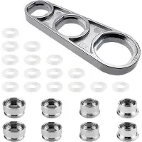 OEM Kraanadapterset 8-teilig mit Belüftungsschlüssel und Dichtungen für Wasserfilter