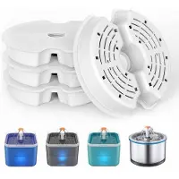 OEM Automatischer Trinkbrunnen Filter 4er Pack mit Harz und Aktivkohle