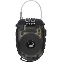 Markenlos Kabelschloss mit 4 Ziffern und persönlichem Sicherheitscode - 90 cm