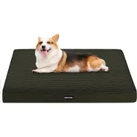 OEM Orthopädisches Hundebett 9cm dick Mittelgröße olivgrün