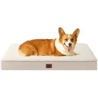 OEM Orthopädisches Hundebett mittelgroß 89x58x9cm waschbar weiches Kissen