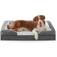 OEM Orthopädisches Hundebett für Große Hunde, Memory Foam, 89x64x17cm, Waschbar