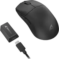 Sharkoon SKILLER SGM70W Gaming-Maus (kabellos/kabelgebunden), PixArt PAW3395-Sensor, 26.000 DPI, 49 g, RGB, Schwarz