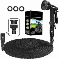 OEM Flexibler Gartenschlauch 15m schwarz lekvrij 8 Modi