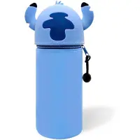 OEM Blaues 2in1 Silikon Büro Etui mit Stiften