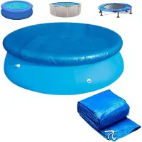 Famanu Schwimmbadabdeckung rund - wasserdichtes Abdeckvlies